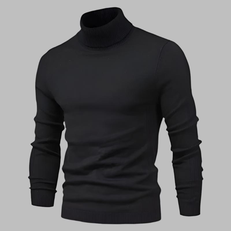 Stilvoller Herren Rollkragenpullover