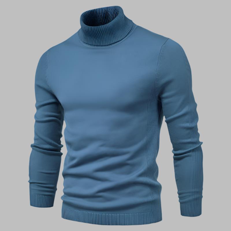 Stilvoller Herren Rollkragenpullover