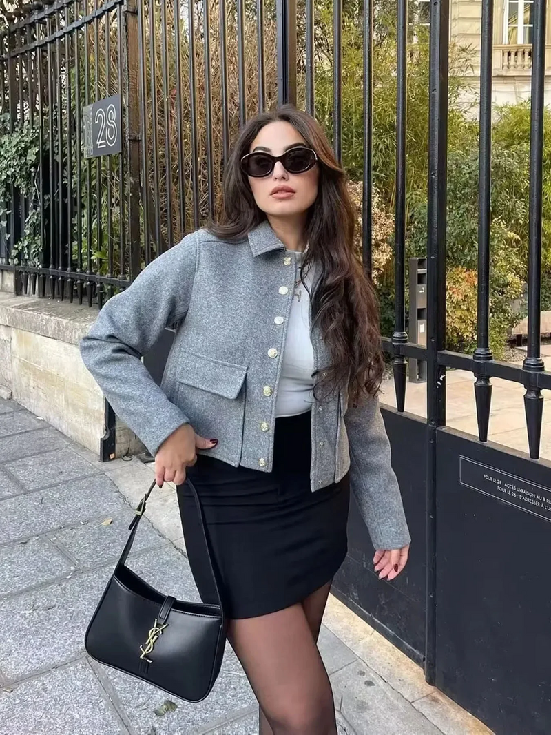 Trendy Wollen Boucle