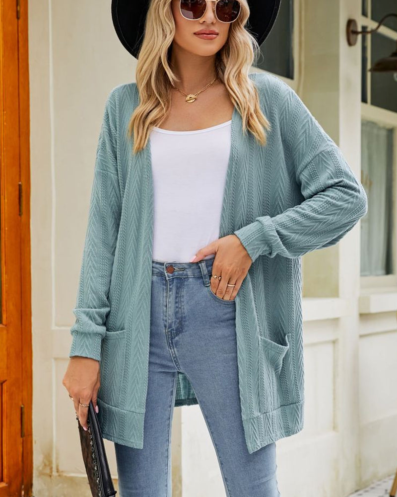 Trendy und bequeme Strickjacke