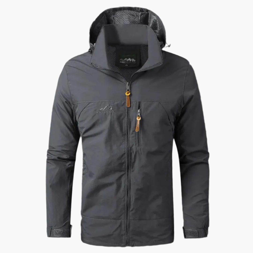 Regenjacke für alle Aktivitäten - Wasser- und Winddichte Outdoor Windbreaker Jacke für Herren