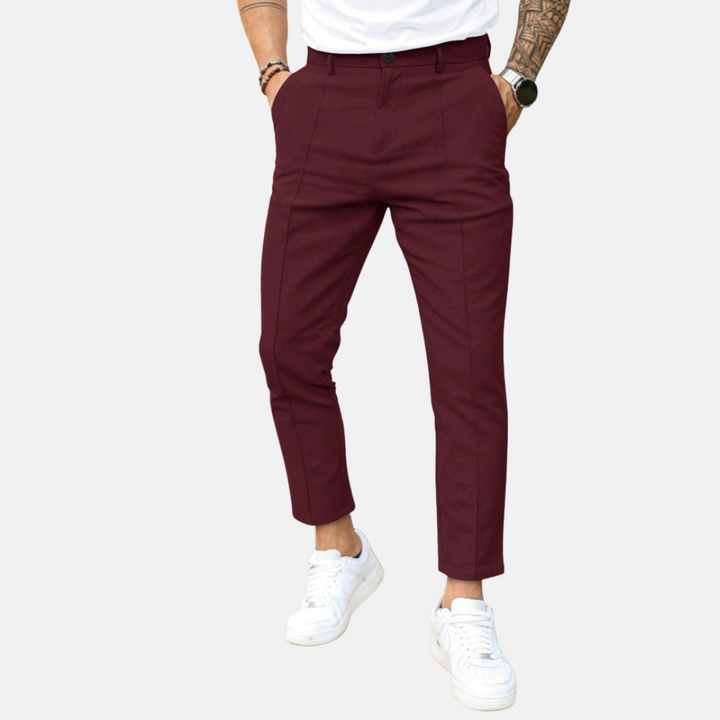 Chinohose für Freizeit - Legere Freizeithose im Slim Fit mit Stretch für Herren