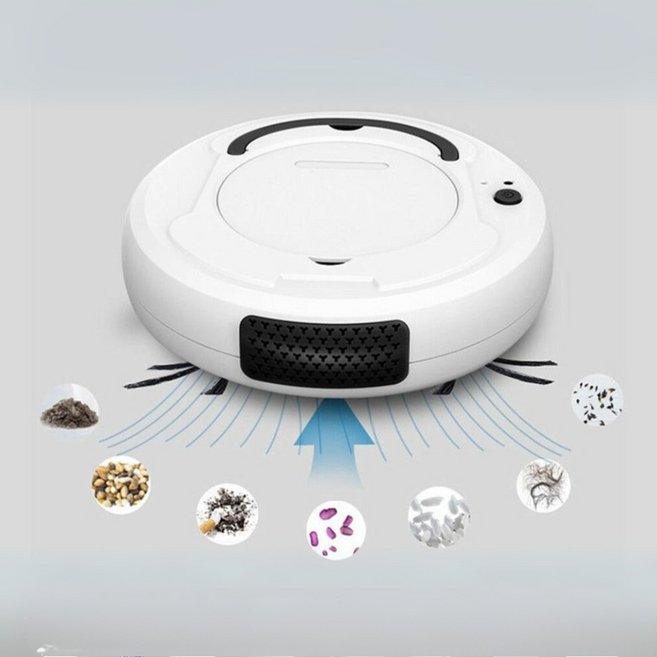 Saugroboter 3-in-1 automatisch - Roboterstaubsauger intelligent saugen wischen kehren Herbst Haushalt