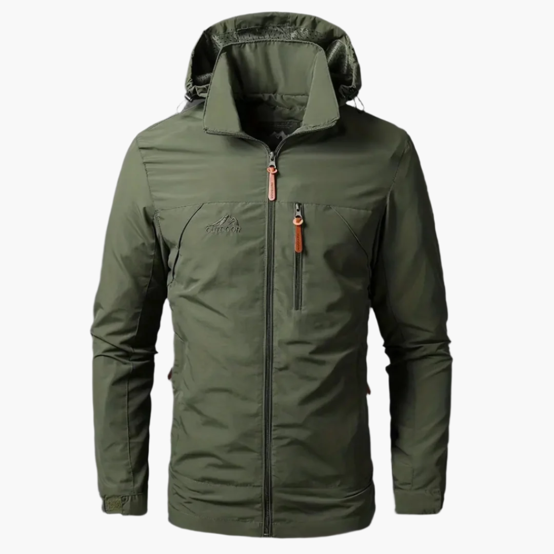 Regenjacke für alle Aktivitäten - Wasser- und Winddichte Outdoor Windbreaker Jacke für Herren