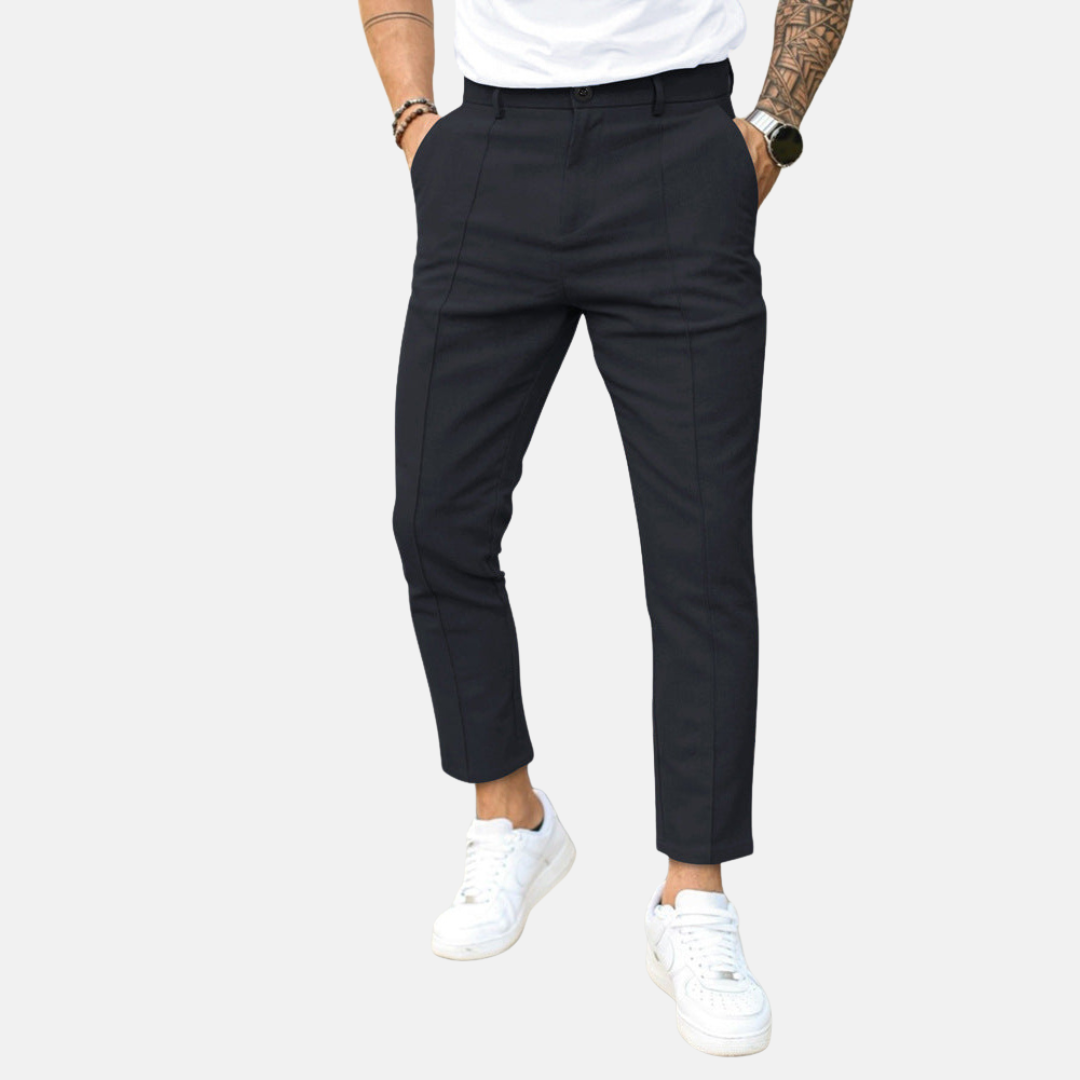 Chinohose für Freizeit - Legere Freizeithose im Slim Fit mit Stretch für Herren
