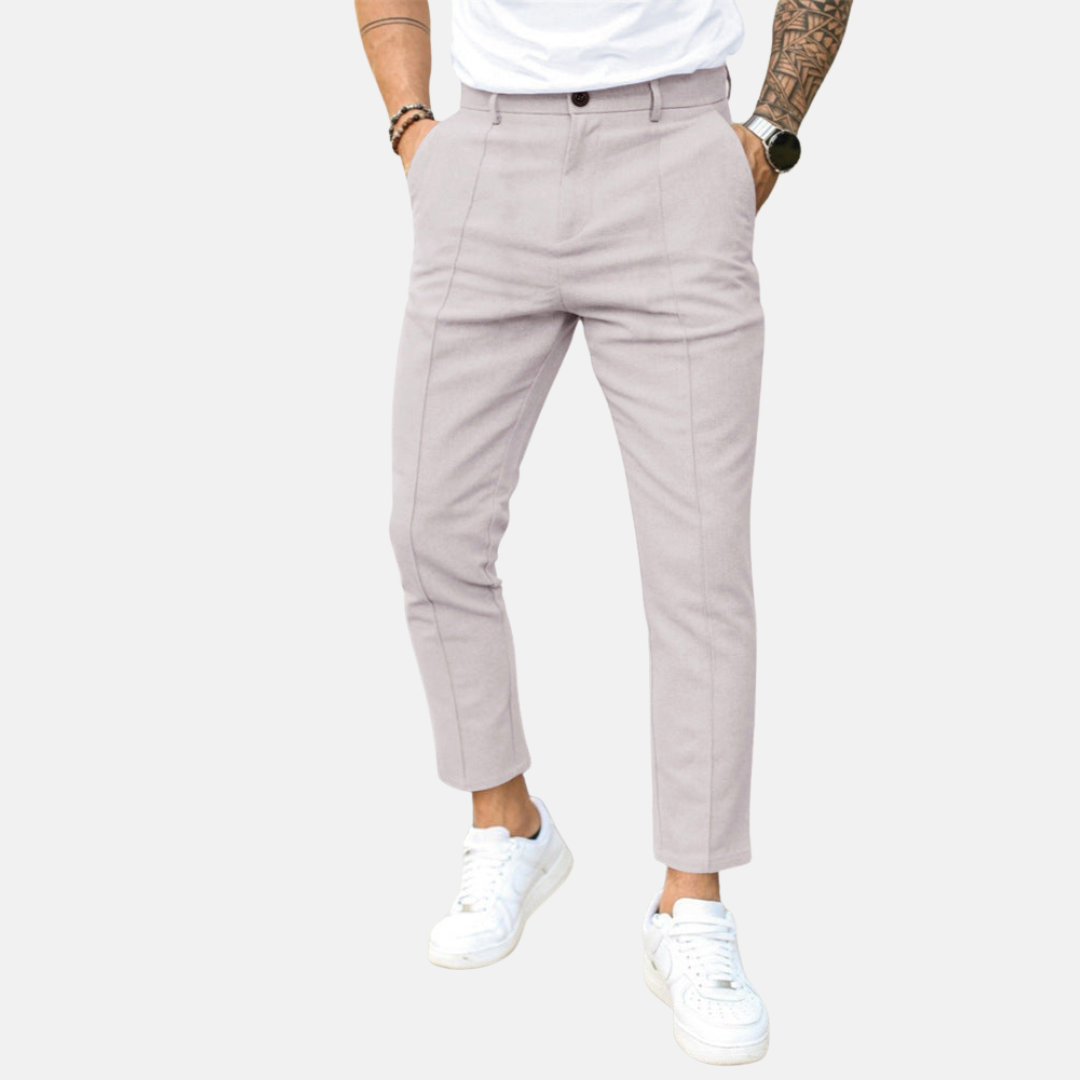 Chinohose für Freizeit - Legere Freizeithose im Slim Fit mit Stretch für Herren
