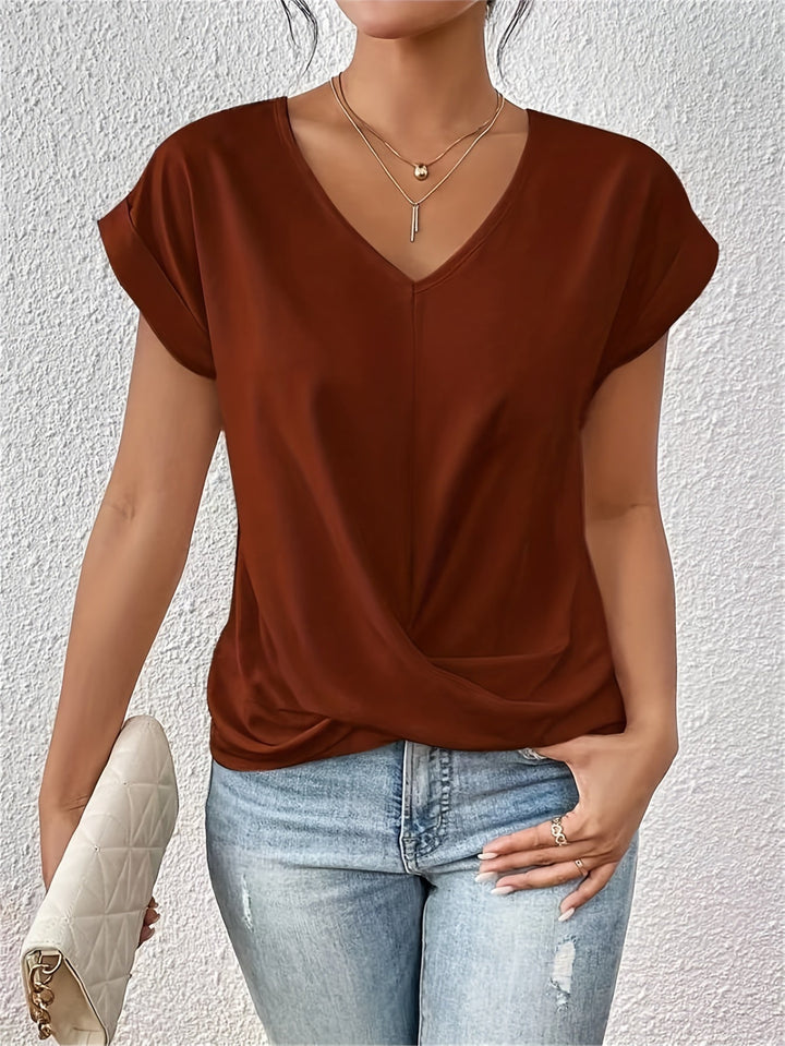 V Ausschnitt Shirt