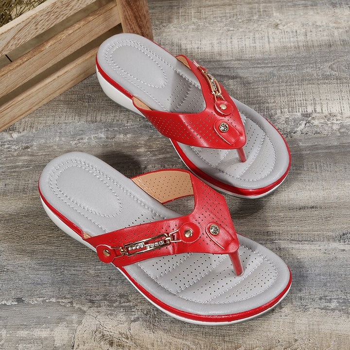 Amanda Clip Toe Sandalen | Moderne Sommer-Strand-Flip-Flops