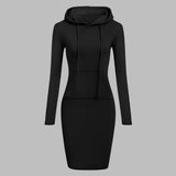 Vrouwen hooded Jurk