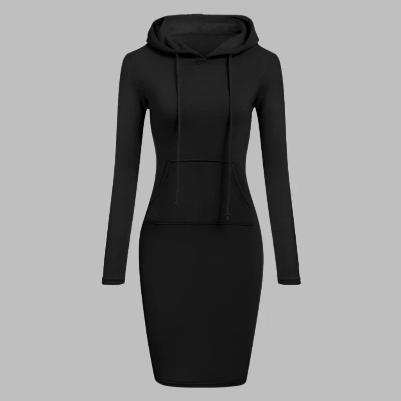 Vrouwen hooded Jurk