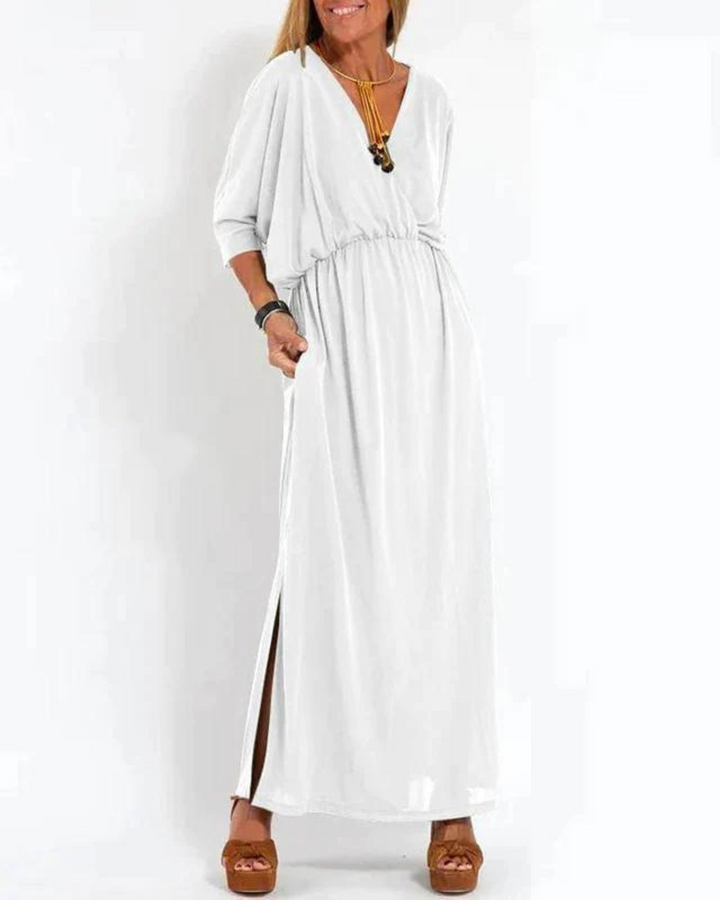 Wickelkleid Schlitz Damen