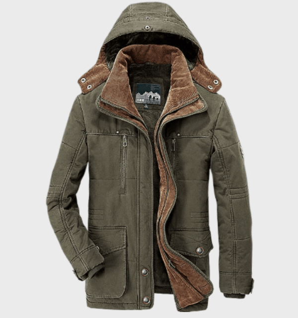 Winterjacke Kapuze Taschen