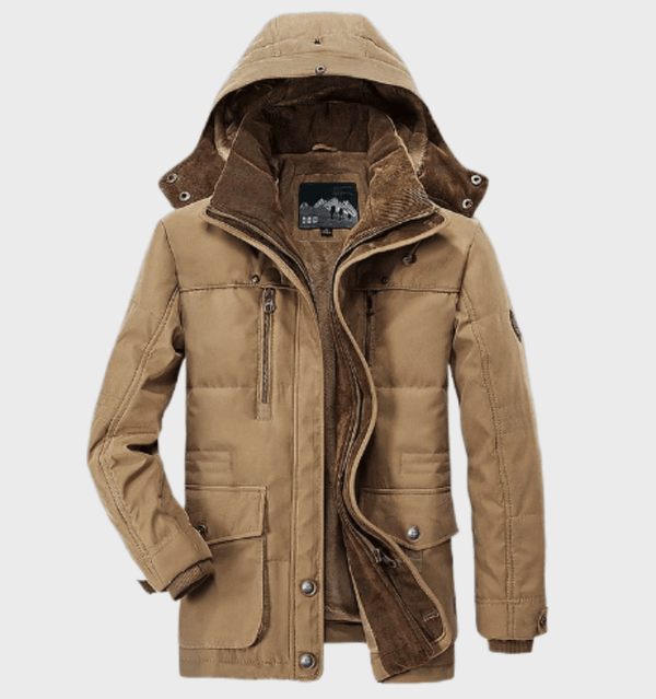 Winterjacke Kapuze Taschen