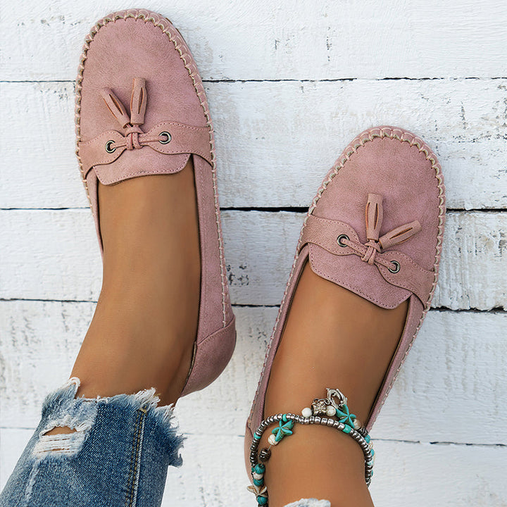 Mokassins für Damen - Bequeme Halbschuhe mit Fußbett für Sommer
