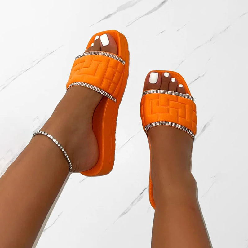 Pantolette für Damen - Trendige Badeschuhe für Sommer