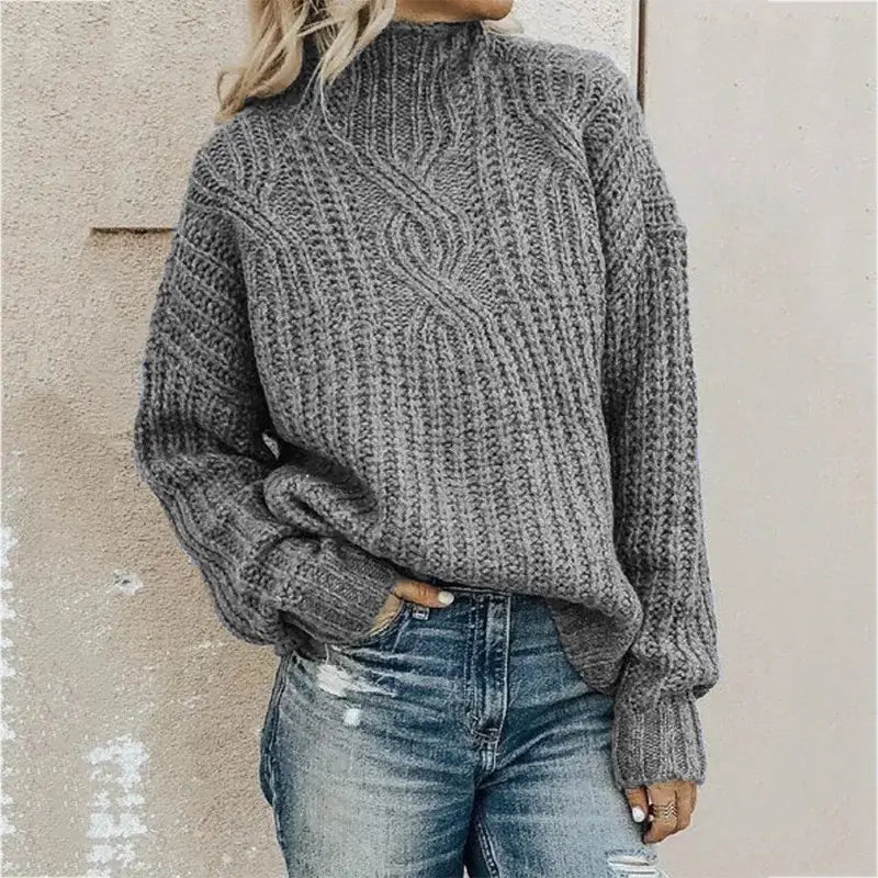 Felicia Pullover | Eleganter Frühling Kabelpullover