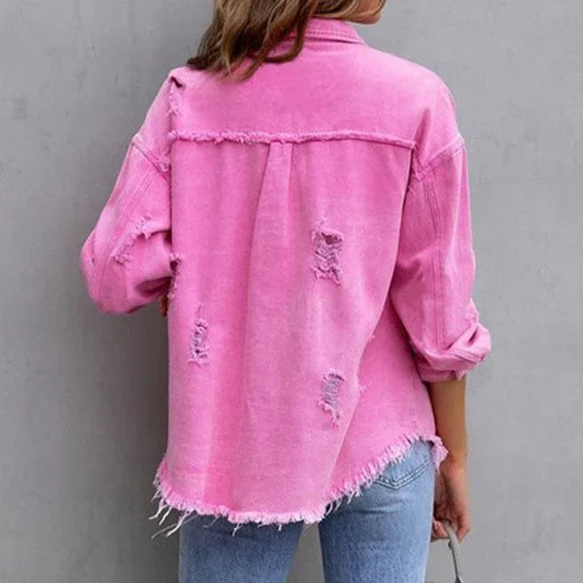 Jeansjacke für Damen - Stylische Denim Übergangsjacke