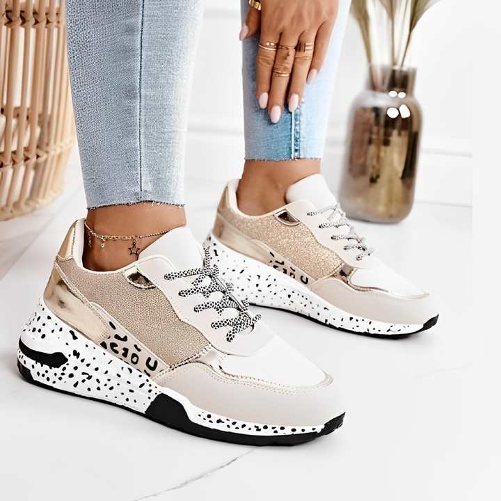 Sommerschuhe für Damen – Elegante Komfort Sneaker mit Muster