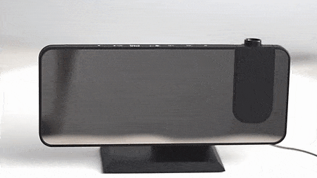 Digitaler Wecker LED Projektor Radio USB - Projektionswecker Temperatur Luftfeuchtigkeit Herbst