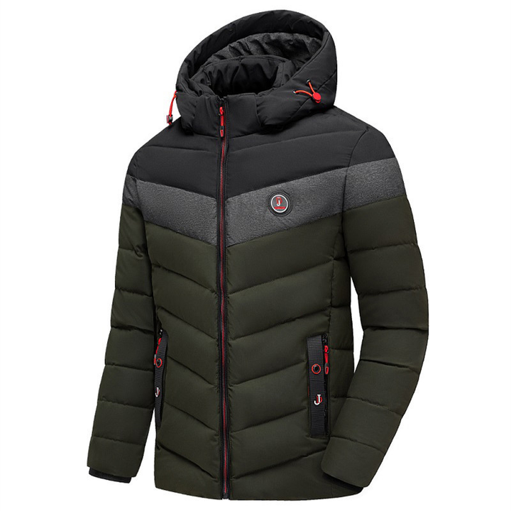 Daunenjacke für Herren - Stilvolle Steppjacke mit Kapuze für den Winter