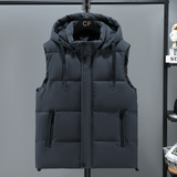 Brunello Hooded Bodywarmer | Gepolsterte Sommer-Zwischenjacke Weste mit Kapuze für Herren