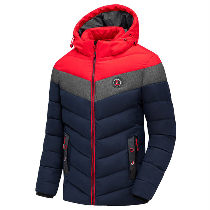 Daunenjacke für Herren - Stilvolle Steppjacke mit Kapuze für den Winter