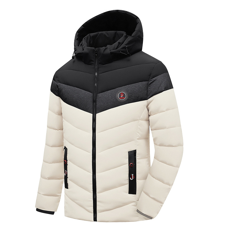 Daunenjacke für Herren - Stilvolle Steppjacke mit Kapuze für den Winter