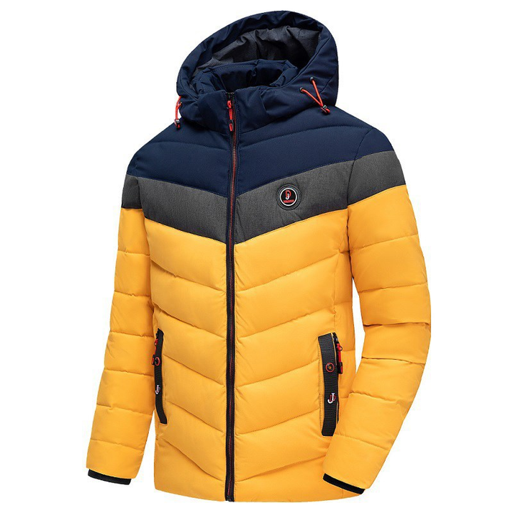 Daunenjacke für Herren - Stilvolle Steppjacke mit Kapuze für den Winter