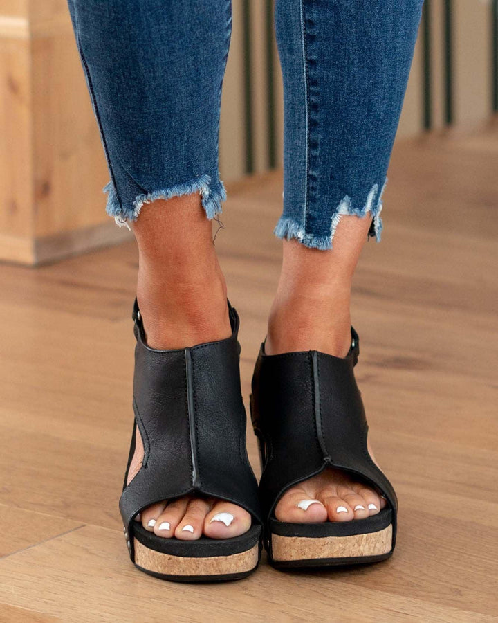 Keilsandaletten für Damen - Trendige Bequeme Sandalen mit Korksohle für Sommer