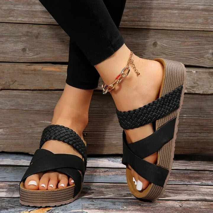 Pantoletten für Damen - Bequeme Sommerschuhe mit fußbett
