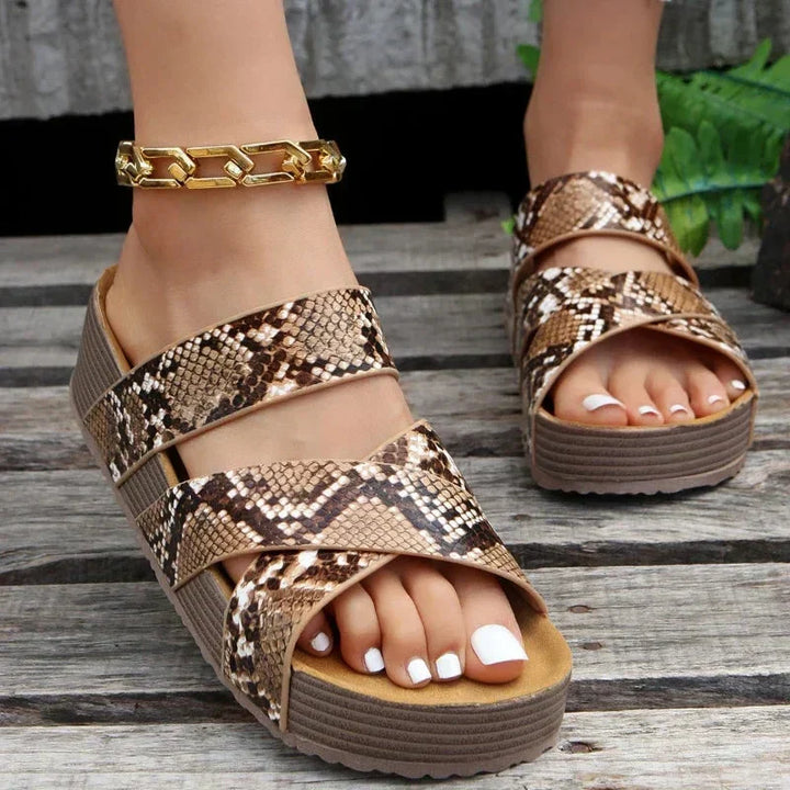 Pantoletten für Damen - Bequeme Sommerschuhe mit fußbett