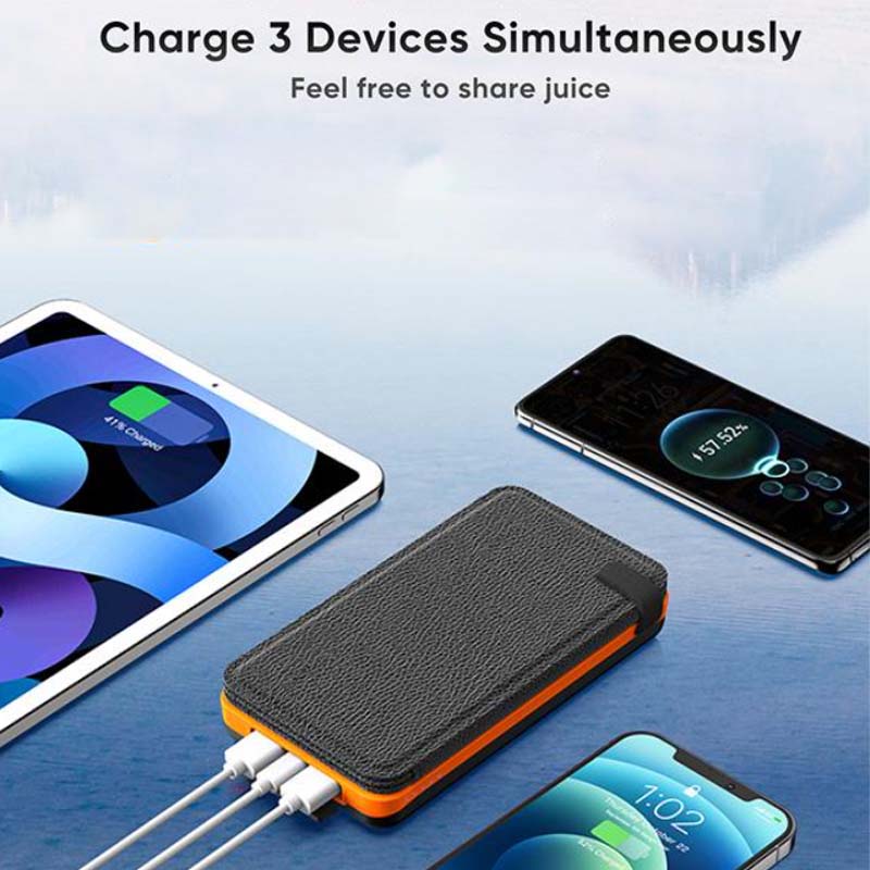 PowerFold | Tragbare, faltbare, wasserdichte Solar-Powerbank