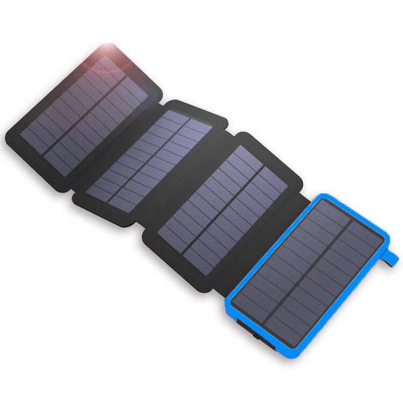 PowerFold | Tragbare, faltbare, wasserdichte Solar-Powerbank