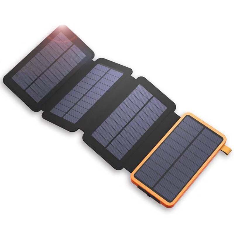 PowerFold | Tragbare, faltbare, wasserdichte Solar-Powerbank