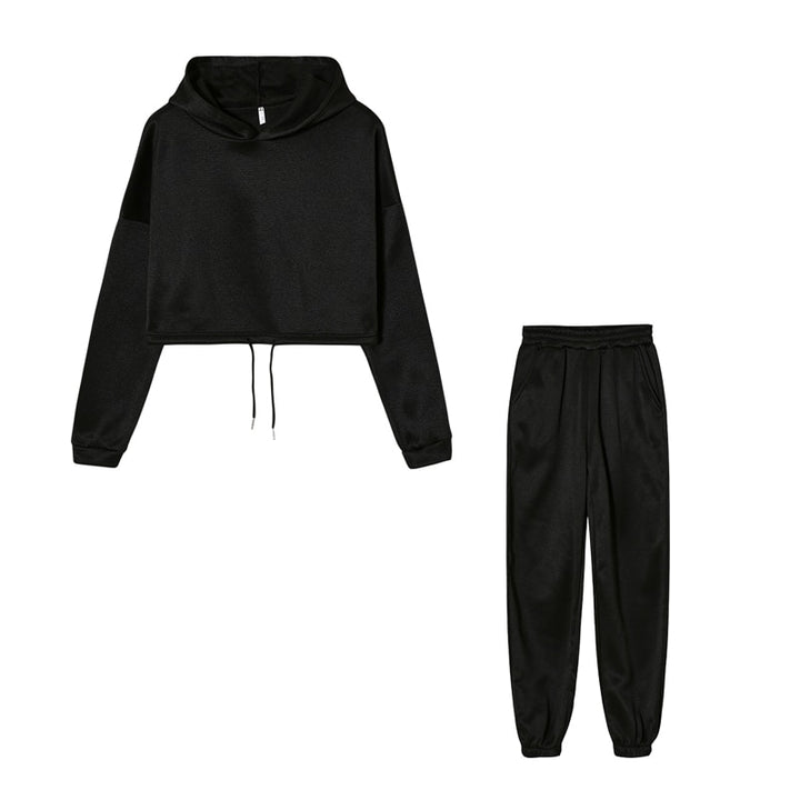 Essentials Casual Jogginganzug | Bequemer Trainingsanzug für Frauen