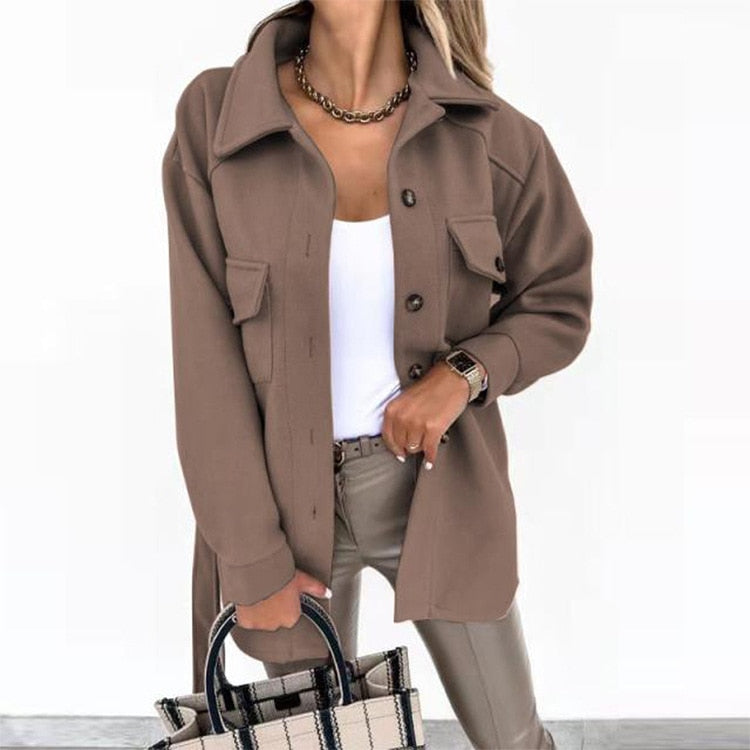 Hemdjacken für Damen - Premium Overshirt für Übergangszeit
