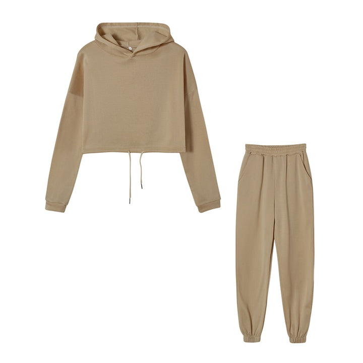 Essentials Casual Jogginganzug | Bequemer Trainingsanzug für Frauen