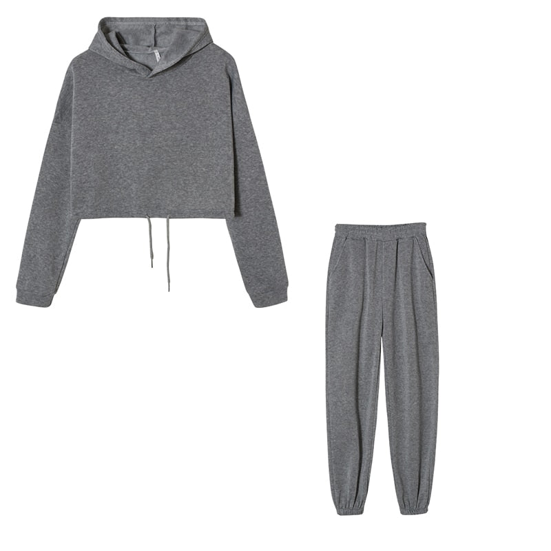 Essentials Casual Jogginganzug | Bequemer Trainingsanzug für Frauen