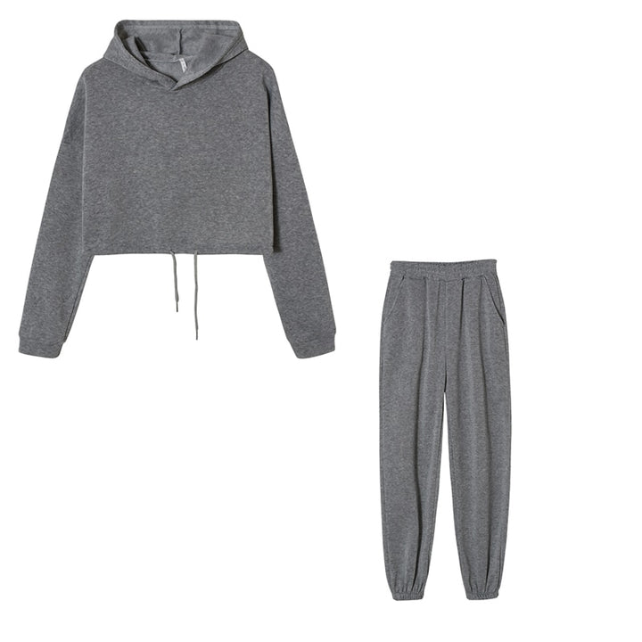 Essentials Casual Jogginganzug | Bequemer Trainingsanzug für Frauen