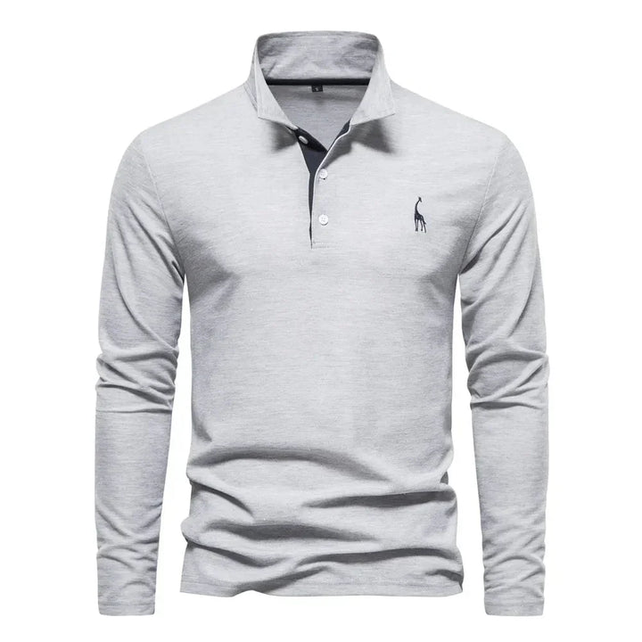 Poloshirt für Herren - Stillvolle Langarm Polo für den Winter