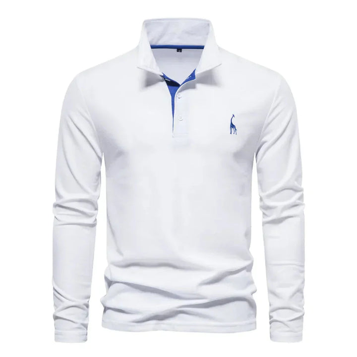 Poloshirt für Herren - Stillvolle Langarm Polo für den Winter