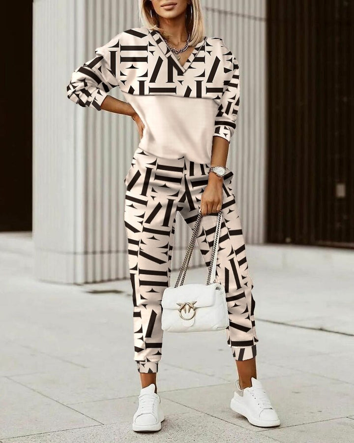 Chloe Premium Jogginganzug | Luxuriöser bequemer Hausanzug für Frauen
