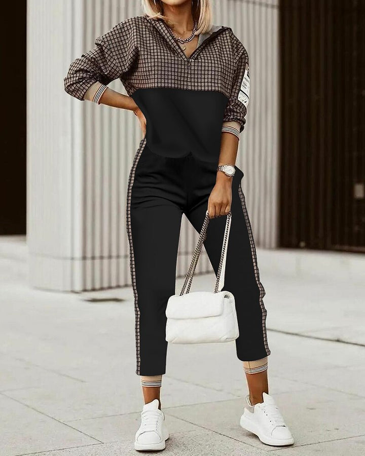 Chloe Premium Jogginganzug | Luxuriöser bequemer Hausanzug für Frauen
