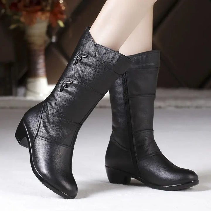 Stiefel für Damen - Bequeme Lederstiefel für Sommer
