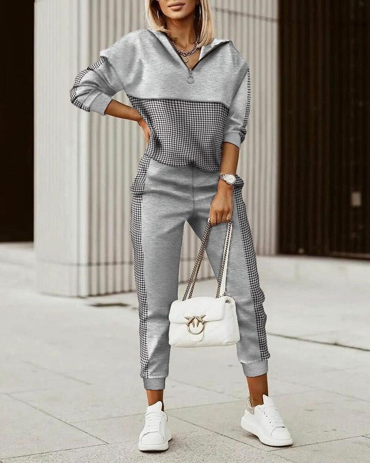 Chloe Premium Jogginganzug | Luxuriöser bequemer Hausanzug für Frauen