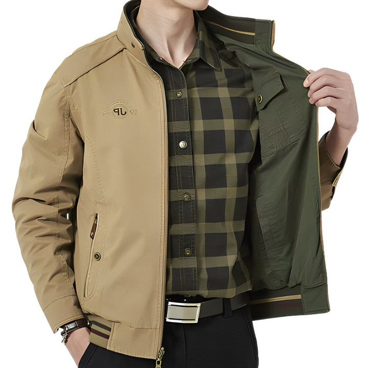 Übergangsjacken für Herren - Moderne wasserdichte Sommerjacke - 2 Seiten tragbar