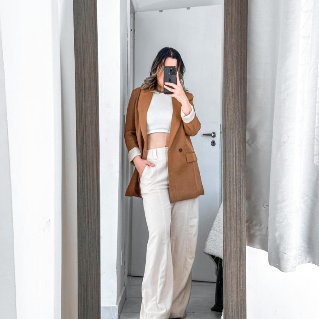 Blazer für Damen – Trendige langer Übergangsjacke