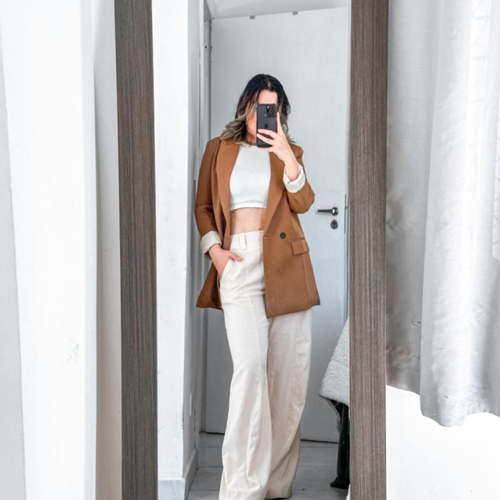 Blazer für Damen – Trendige langer Übergangsjacke
