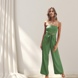 Klarina Jumpsuit | Elegantes ärmelloses Set für Frauen