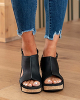 Tava Sandalen | Trendige Damensandalen mit Keilabsatz und ergonomischem Fußbett